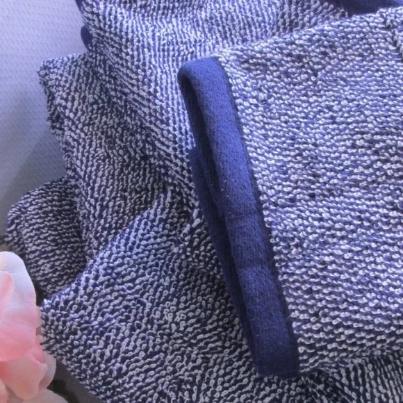 💖 SONOMA NAVY HEATHERED ULTIMATE BATH TOWELS – SET OF 6 💖 - Picture 3 of 15